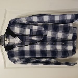 🔥Rebellion Again Plaid Hooded Long Sleeve Button Down Shirt